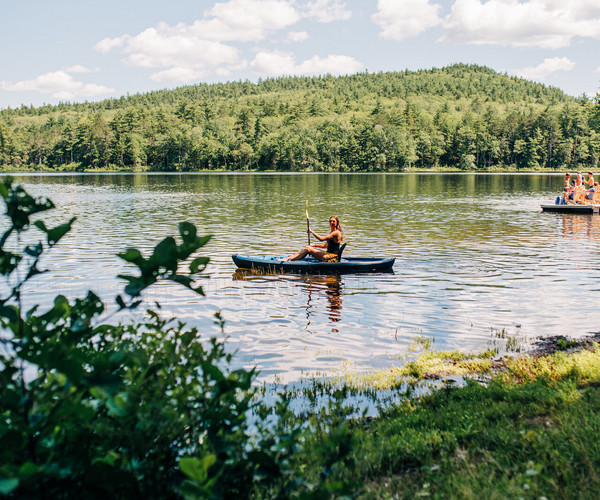 Découvrez le camping Huttopia au coeur du parc Eco-Laurentides au Québec