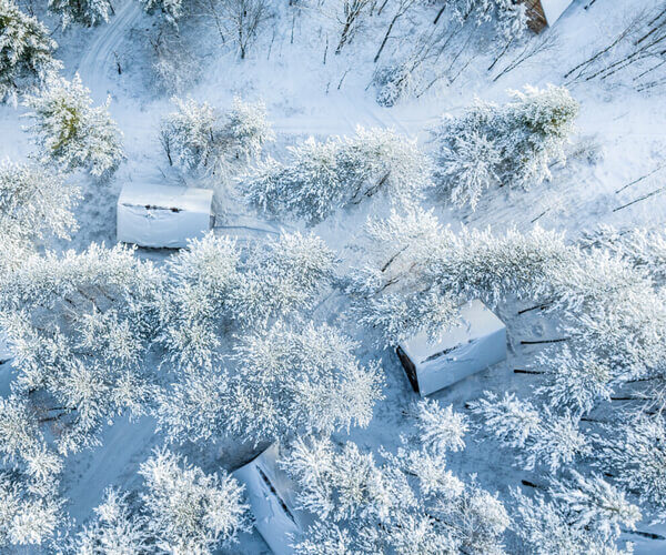 Vacance en chalet en hiver dans les Berkshires